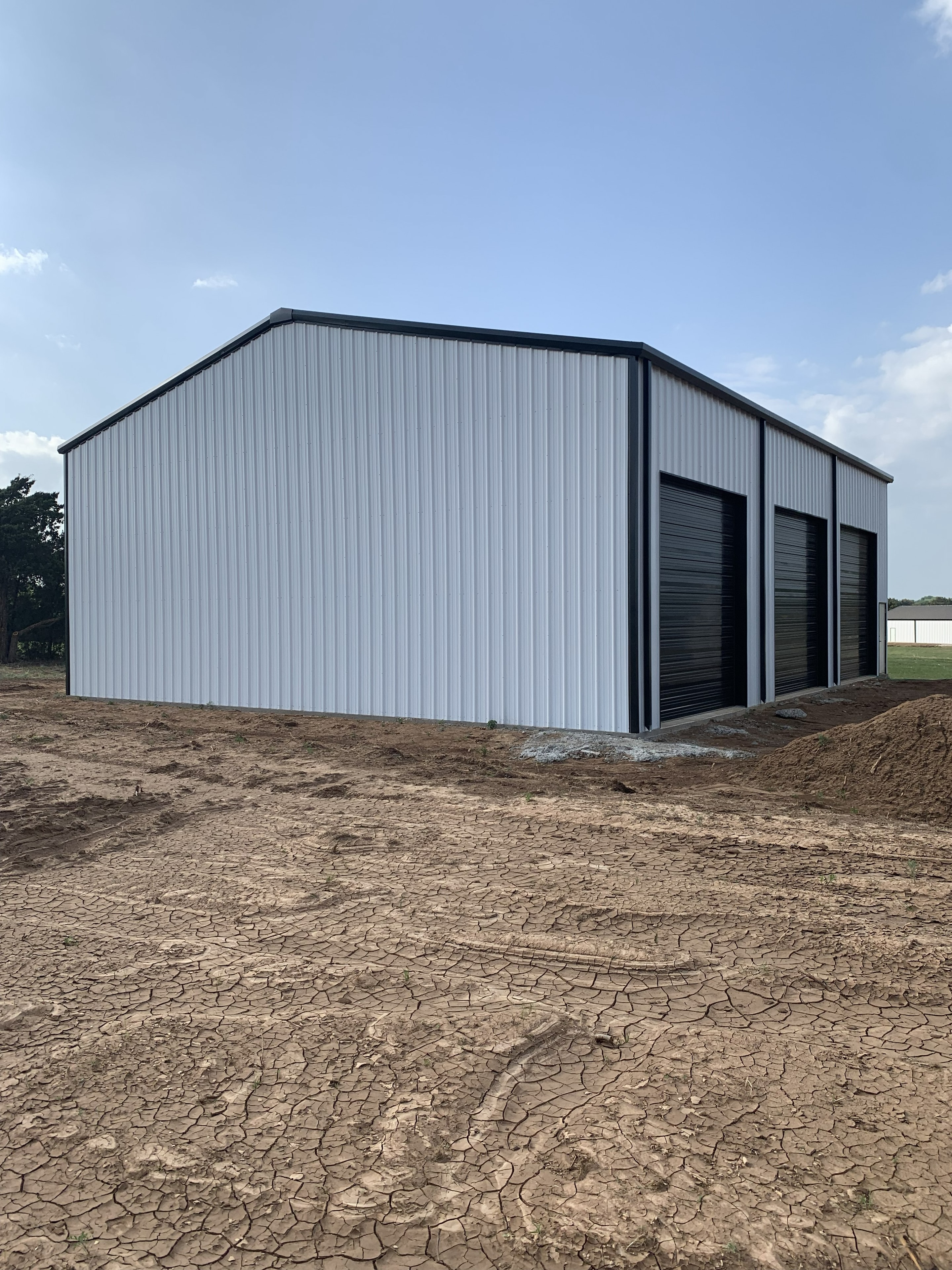 Barndominium metal home exterior modern residential steel