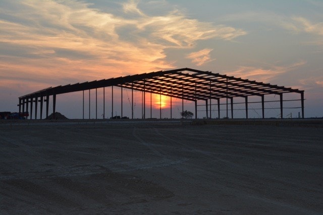 Industrial metal building complex